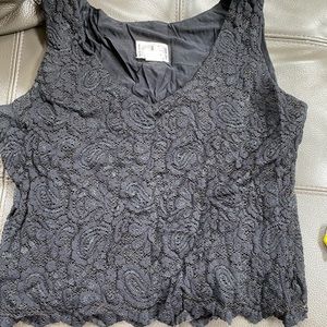 Black lace top